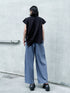 Stripe Panel Wide Pants
